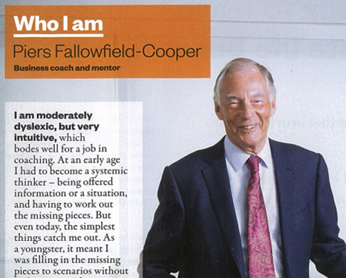 Who am I? Piers Fallowfield-Cooper